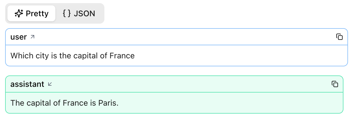Basic LLM panel